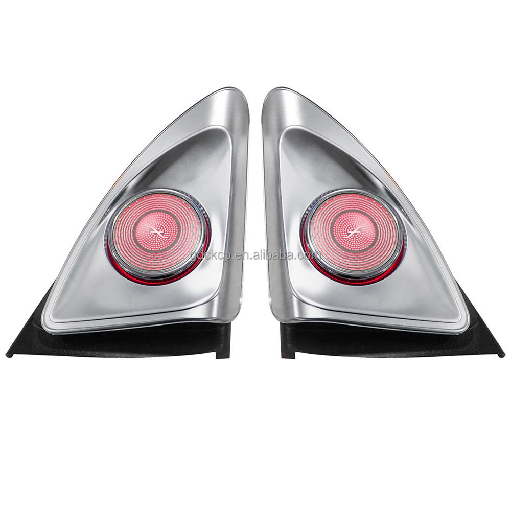 W204 4D Rotating Tweeter LED Ambient Light for Mercedes-Benz C-Class 2010-2014 Center Console Panel Upgraded Turbine Air Vent