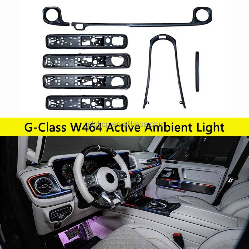 Hot Selling W463 (2018) Active Carbon Fiber Ambient Lighting Kit for Mercedes Benz G-Class 2019-2024 Car Interior Atmosphere Lamp