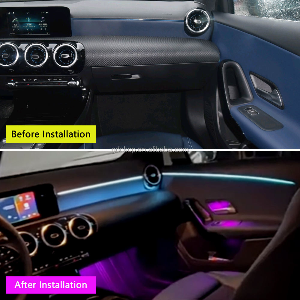 64 Colors LED Strip Light Styles W177 Basic Ambient Light for Mercedes benz A-Class W177 CLA C118 Car Interior Atmosphere Lamp