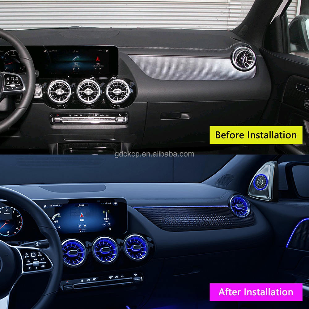 W247 Starlight Co-pilot Interior Panel Ambient Light for Benz B-Class W247 GLA H247 Center Console Decoration Atmosphere Lamp