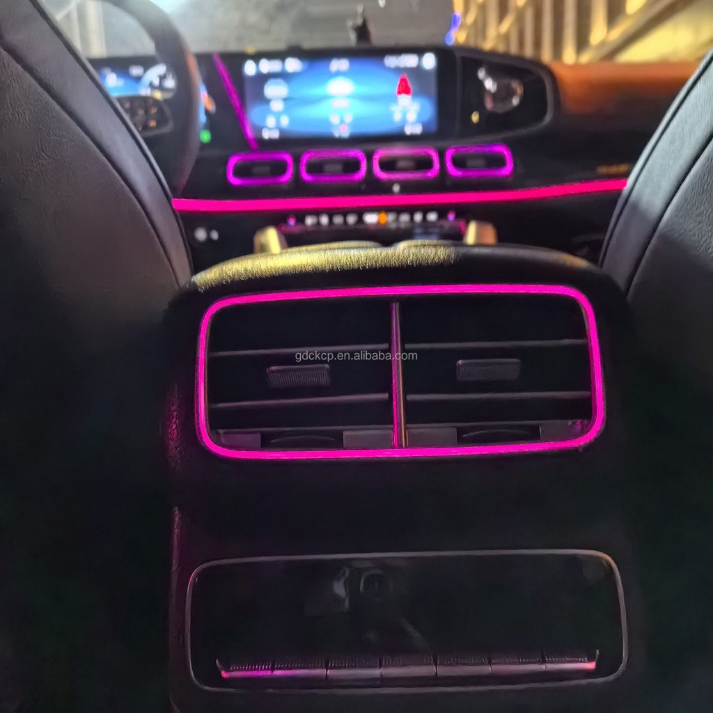 64 Colors Illuminated Rear Air Vent for Mercedes-Benz GLS X167 SUV 2020-2024