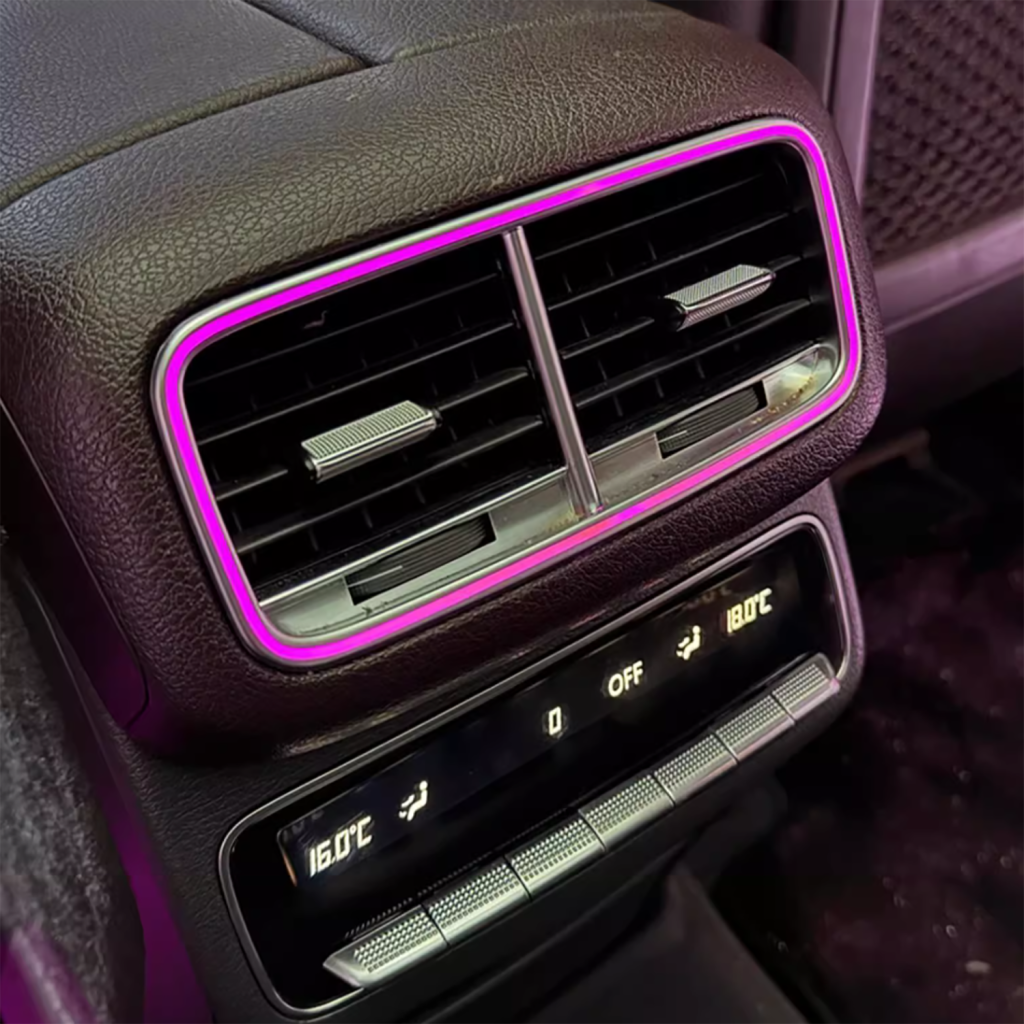64 Colors Illuminated Rear Air Vent for Mercedes-Benz GLS X167 SUV 2020-2024