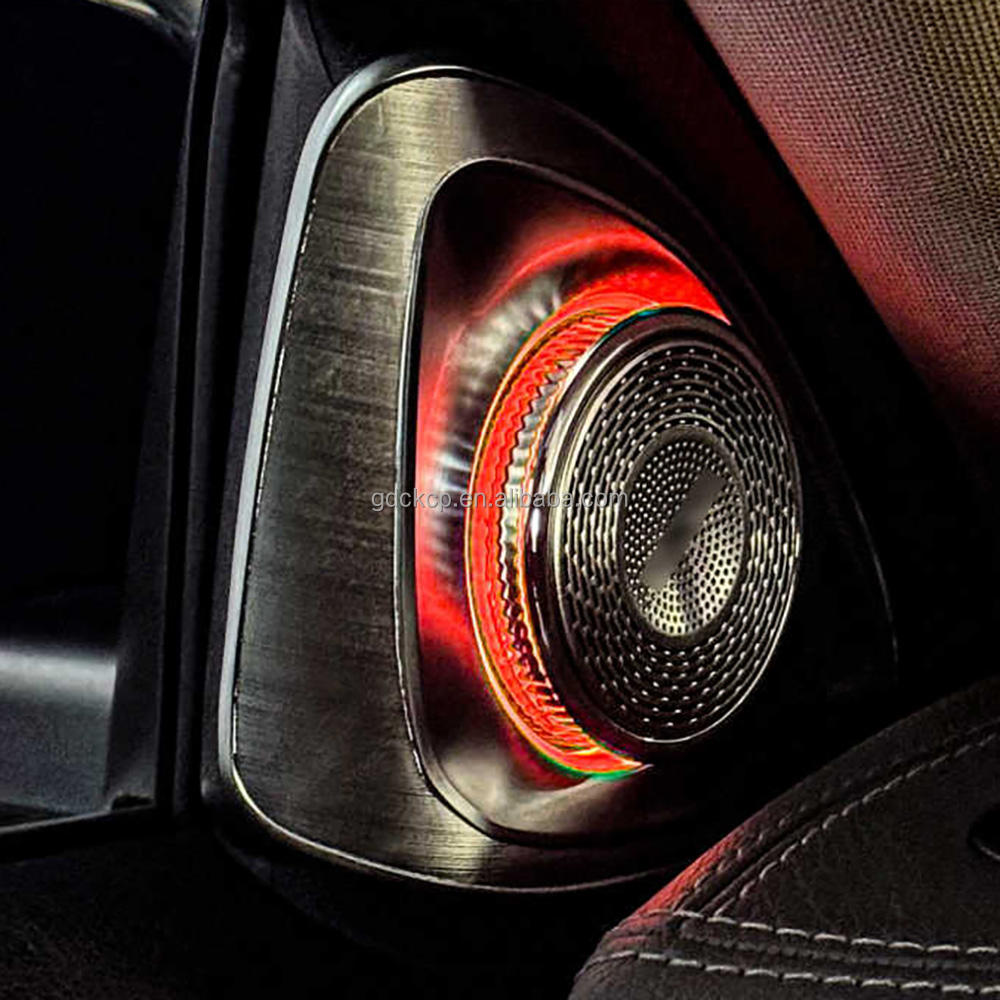 64 Colors 4D Rotating Tweeter Atmosphere Light for Mercedes-Benz A-Class W176 Plug and Play Car Audio Speaker Ambient Lighting