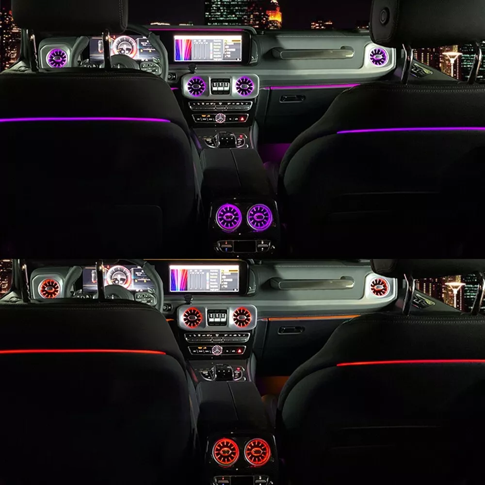 W463 (2018) 64 Colors LED Car Seat Back Ambient Light for Mercedes Benz G-class W463 (2018) Car Interior LED Light