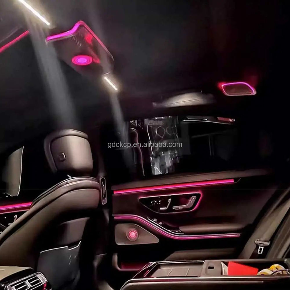 W223 Roof LED Speaker Car Ceiling Speakers 64 Colors Ambient Light for Mercedes Benz S-class S500 S580 S680 2021+