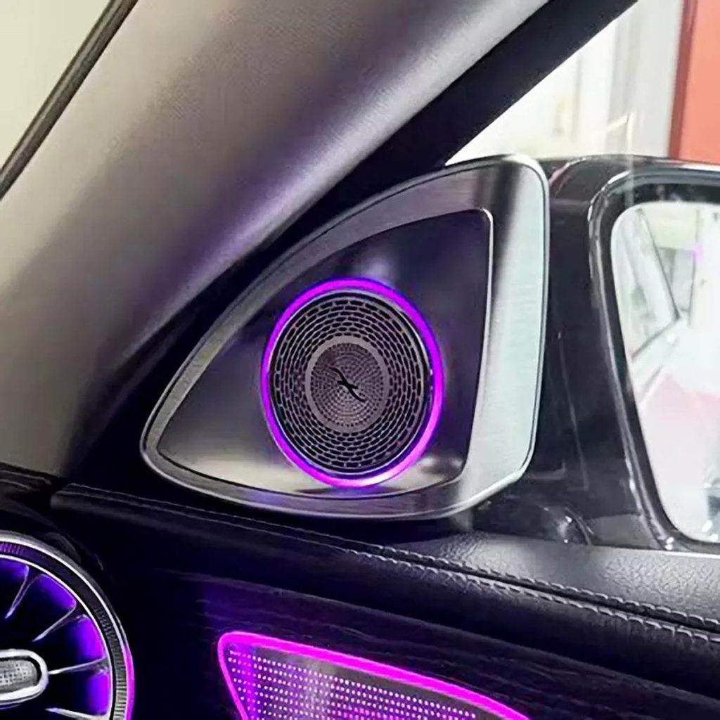W257 Rotating Tweeter 64 Color Ambience Light for Benz CLS-class 2018-2023 Retrofit Ambient Light 4D Rotating Treble