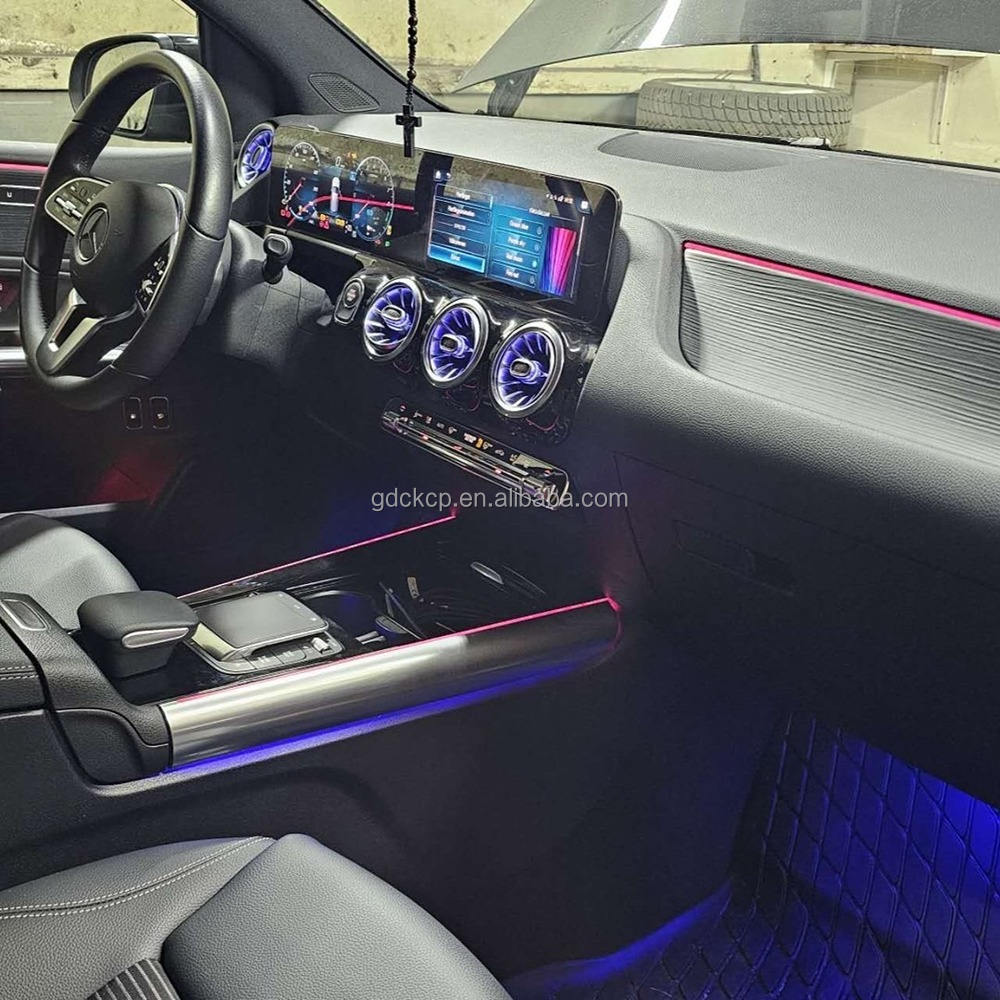 High Quality W247 64 Colors Basic Atmosphere Lighting for Benz B-Class W247 GLA H247 Colours Control Via Original Screen