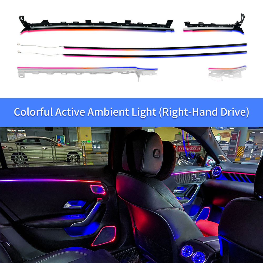 Right-hand Drive Car Basic Ambient Light for Mercedes benz A-Class W177 CLA C118 Upgrade Install Car Interior Lighting System