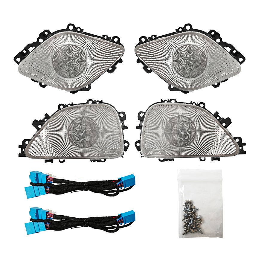 64 Colors Illuminated Door Midrange Speaker Covers for Mercedes-Benz GLS X167 SUV 2020-2026