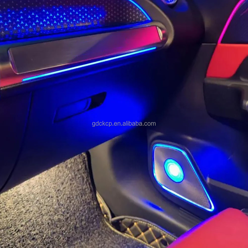 64 Colors X247 Speaker Cover Car Door Audio Decoration Lamp Ambient Light for Mercedes Benz W177 W118 W247 GLB GLA CLA AB Class