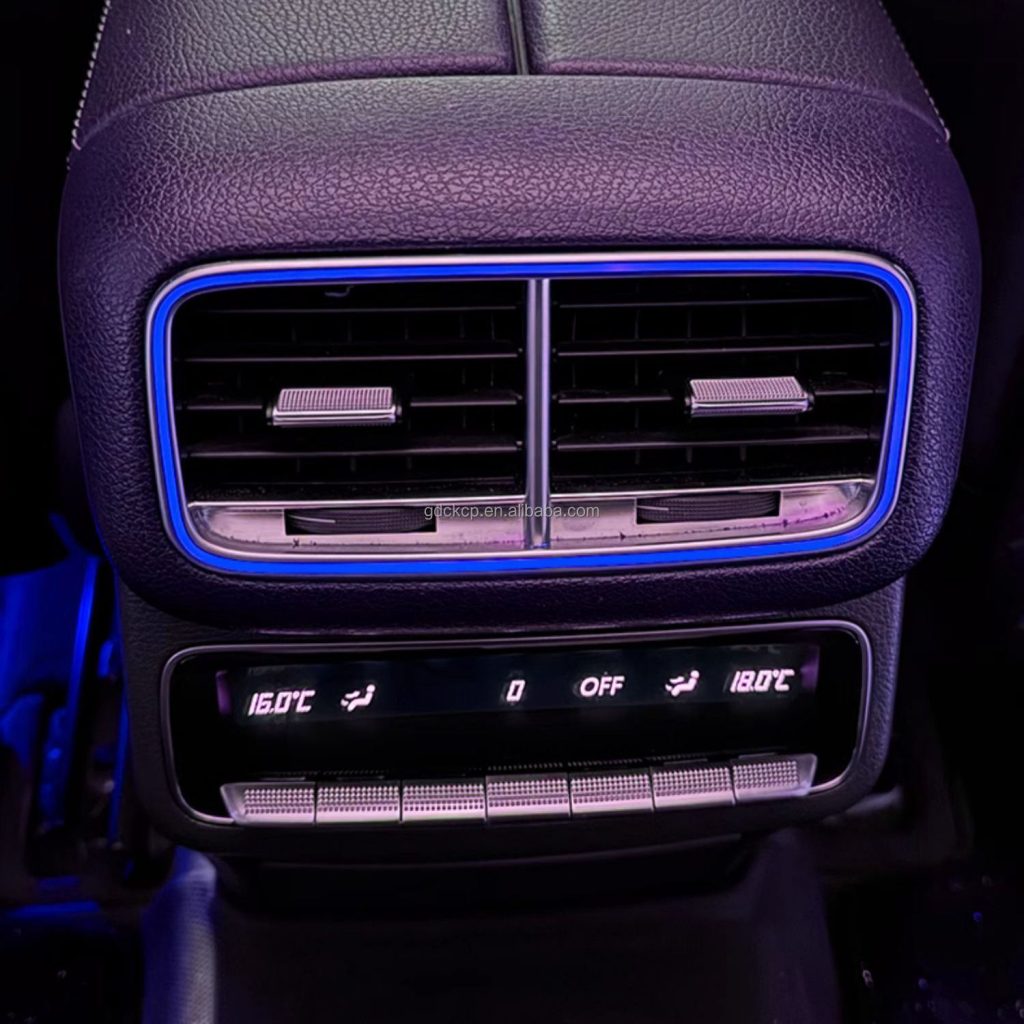 64 Colors Illuminated Rear Air Vent for Mercedes-Benz GLS X167 SUV 2020-2024