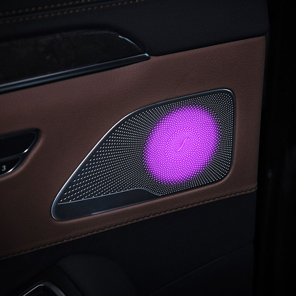 Door Speaker Cover 64 Color Ambient Light for Mercedes Benz S-Class W222 2014-2020 Ambient Lamp