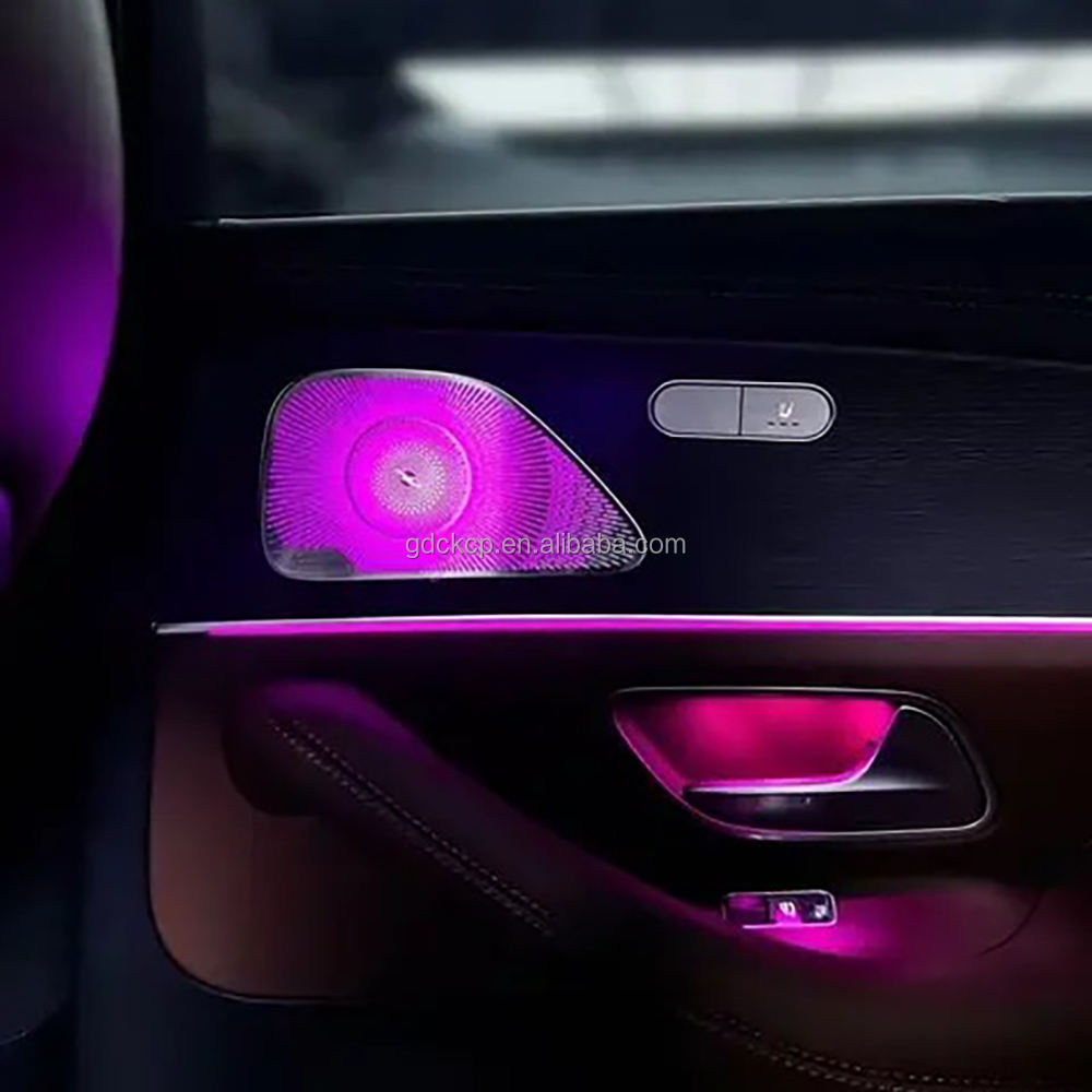 64 Colors Illuminated Door Midrange Speaker Covers for Mercedes-Benz GLS X167 SUV 2020-2026