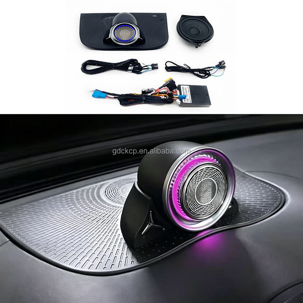 64 Colors Dashboard Center Rotating Speaker Ambient Light for Mercedes-Benz GLC X254